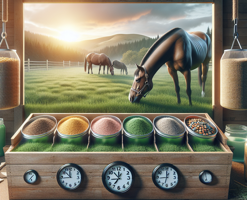 horse feeding schedule
